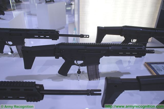 MSMS 5-56mm folding stock assault rifle Radom PGZ MSPO 2015 defense exhibition Kielce Poland 640 001