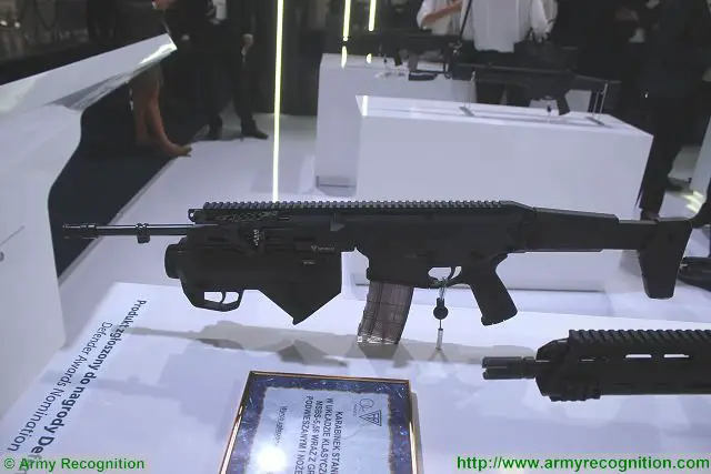 The Polish Company Radom manufacturer of firearms which is now a subdivision of PGZ (Polska Grupa Zbrojeniowa - Polish Armaments Group) presents its latest generation of assault rifle MSBS with conventional folding or telescopic stock and bullpup variant at MSPO 2015, the International Defense Exhibition which takes place in Kielce, Poland.