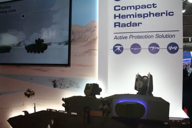 Israeli Company RADA showcases its Compact Hemispheric Radar CHR platform at MSPO 2016 640 003