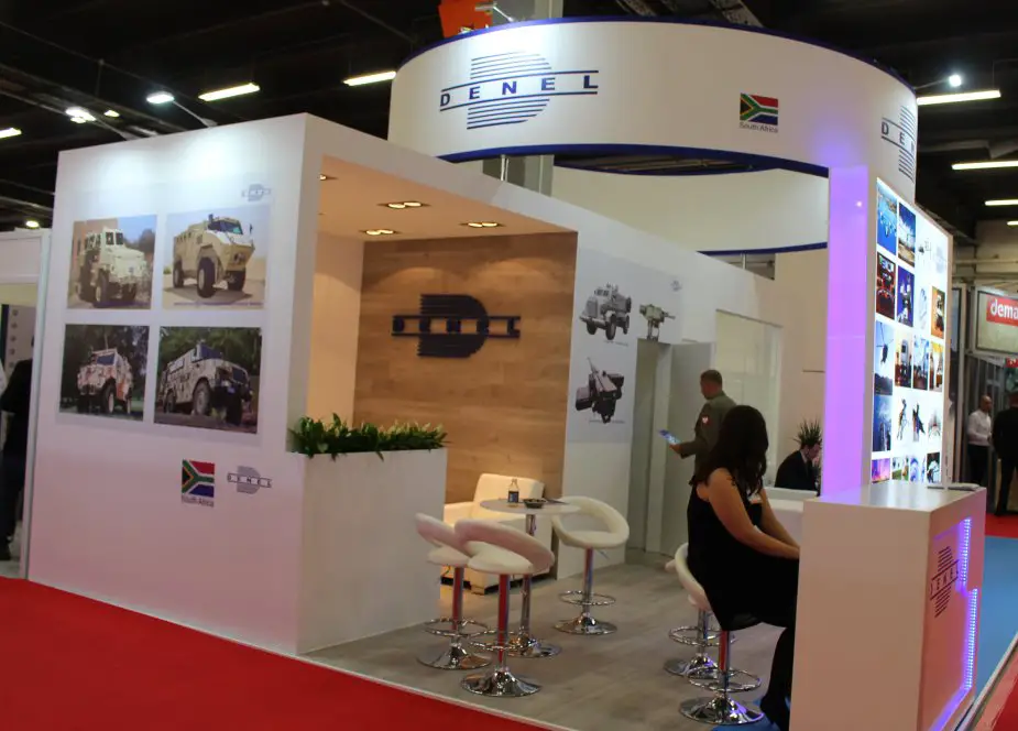 South African company Denel promotes its products at MSPO 2017 925 001