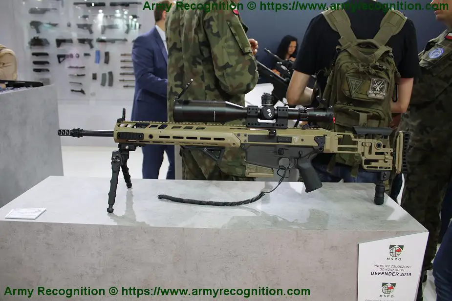 New sniper rifle based on MSBS GROT assault rifle MSPO 2019 defense exhibition Poland 925 001