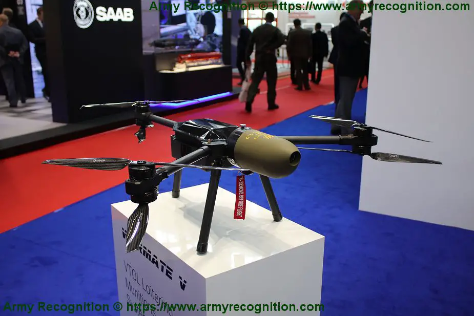 WB Group unveils its WARMATE V quadcopter VTOL loitering munition system 925 001