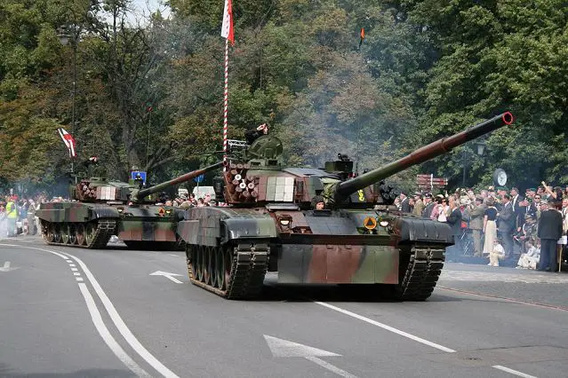 Poland's Ministry of Defense has set aside 138.6 million zloty ($42 million) for two contracts to modernize its T-72M1 and PT-91 main battle tanks, the Army's First Regional Logistics Base in Walcz said in a statement. 