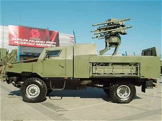 Poprad Zubr P anti-aircraft mobile missile launcher technical data sheet specifications description information pictures photos images video identification intelligence Poland Polish army industry military technology