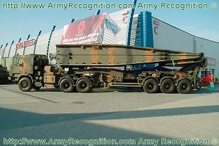 MS-20 Daglezja heavy launcher mobile assault bridge 6x6 truck technical data sheet specifications description information pictures photos images video identification intelligence Jelcz Obrum Poland Polish army defence industry military technology