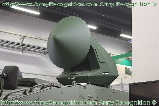 Rosomak Swallow tracking illuminating Thales radar technical data sheet specifications description information pictures photos images video identification intelligence Thales WZU Poland Polish army defence industry military technology