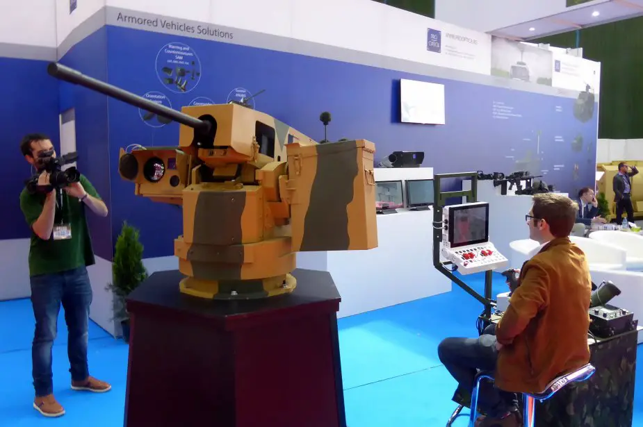 Romanian remotely controlled weapon station Anubis at BSDA 2018