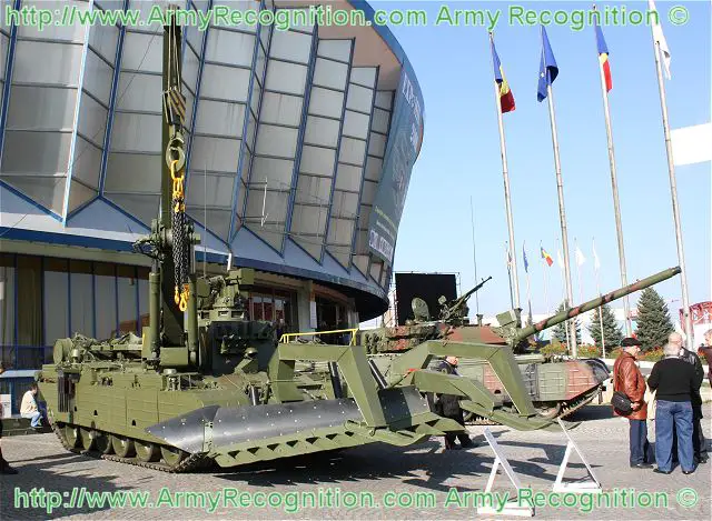DMT-85M1 combat engineer tank mine clearing armoured vehicle technical data sheet description information identification pictures photos images intelligence UMB Uzina Mecanica Bukuresti Romania Romanian army