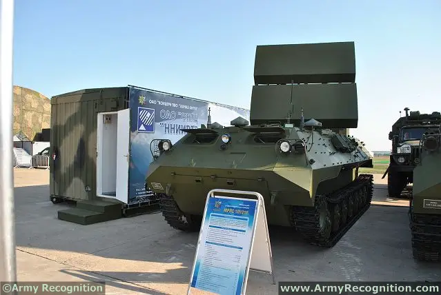 The Russian company NNIIRT has introduced an export version of its 1L121-E mobile 3-D air-defence radar at the Aero-India 2013, International Aerospace exhibition which was held from the 6 to 10 Februray 2013, in the air force base Yelahanka, Bengaluru, India.