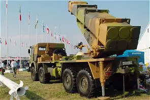 Tornado CV 9A52-4 MRLS multiple rocket launcher system data sheet specifications information description pictures photos images identification intelligence Russia Russian army defence industry Tornado-G truck 8x8 Kamaz 6350