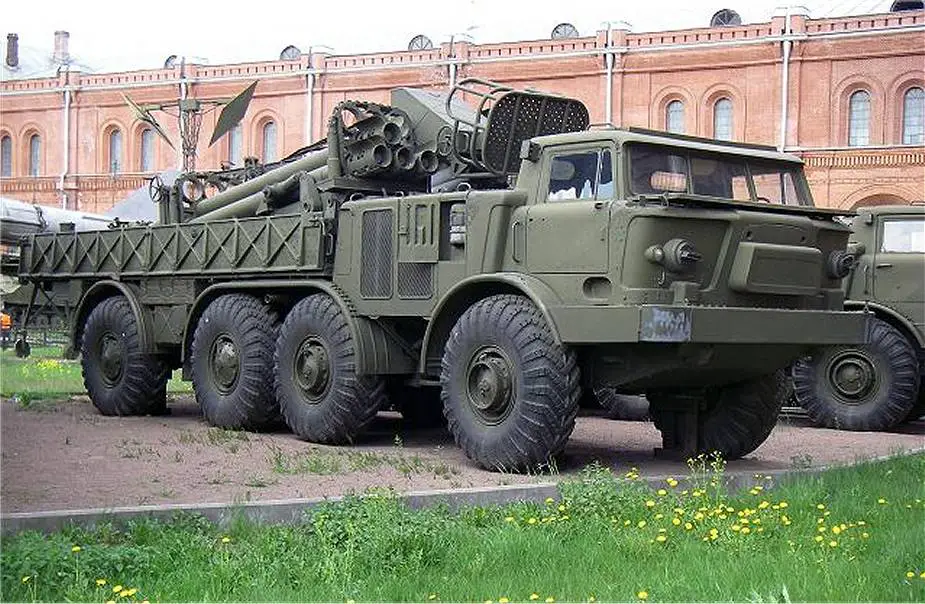 9T452 transloader vehicle for BM 27 Uragan 220mm MLRS Russia 925 001