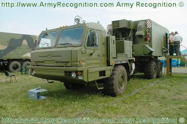 M2 vehicle of Gamma-S1 radar complex, mounting control, signal processing, data display, recording/print out facility, communications and data link equipment.