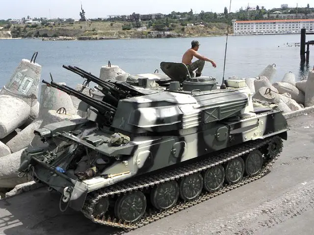 Russian ZSU-23-4M2, so-called "Afghan" variant. Reequipment performed during the Soviet–Afghan War for mountain combat. The radar system was removed and a night-sight was added. Ammunition increased from 2,000 to 4,000 rounds