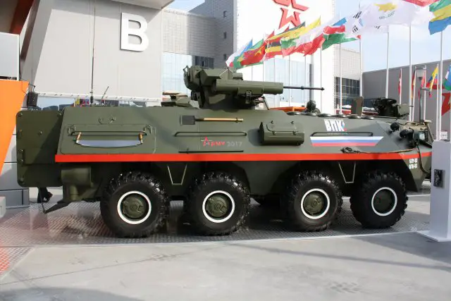 New BTR 87 Armored Personnel Carrier appears at Army 2017 forum 640 002
