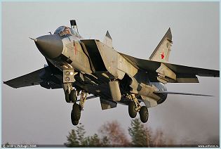 MiG-31 interceptor fighter aircraft technical data sheet specifications intelligence description information identification pictures photos images video Russia Russian Air Force aviation air defence industry military technology