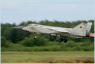 MiG-31 interceptor fighter aircraft technical data sheet specifications intelligence description information identification pictures photos images video Russia Russian Air Force aviation air defence industry military technology