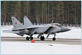 MiG-31 interceptor fighter aircraft technical data sheet specifications intelligence description information identification pictures photos images video Russia Russian Air Force aviation air defence industry military technology