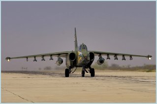 Su-25 close air support combat aircraft technical data sheet specifications intelligence description information identification pictures photos images video Russia Russian Air Force aviation air defence industry military technology