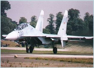 Su-30 Su-30M Sukhoi fighter aircraft technical data sheet specifications intelligence description information identification pictures photos images video Russia Russian Air Force aviation air defence industry 