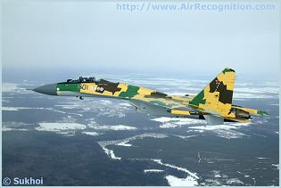 Su-35 Sukhoi multifunctional multirole fighter aircraft technical data sheet specifications intelligence description information identification pictures photos images video Russia Russian Air Force aviation air defence industry 