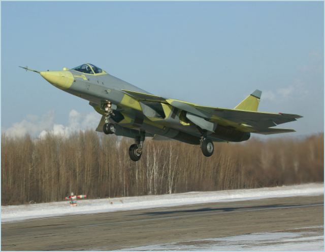 T-50 PAK-FA Sukhoi  multi-role fighter aircraft technical data sheet specifications intelligence description information identification pictures photos images video Russia Russian Air Force defence industry technology