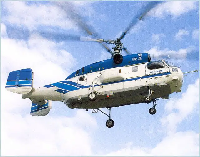 Russia's Kamov Ka-32A11VS multi-role coaxial rotary-wing helicopter has been certified in Brazil, the Russian Helicopters Holding said. ""This certification allows Ka-32A11VS to work in the civil segment of the Brazilian market as a firefighting, search-and-rescue, construction and transport helicopter,"" says a holding report received by Interfax-AVN on Monday, December 5, 2011.