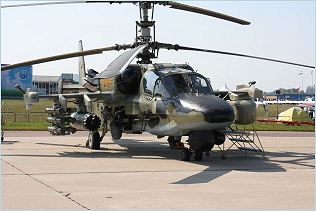 Ka-52 Alligator Kamov attack helicopter technical data sheet specifications intelligence description information identification pictures photos images video Russia Russian Air Force aviation air defence industry military technology