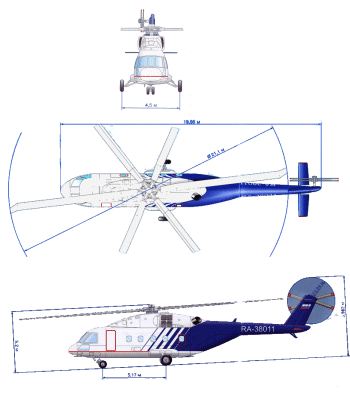Mi-38 transport cargo medevac helicopter technical data sheet specifications information description pictures photos images identification intelligence Russia Russian defence industry