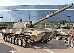 2S25 Sprut-SD self-propelled anti-tank gun technical data sheet specifications information intelligence pictures photos images description identification Russian army Russia tracked military armoured vehicle