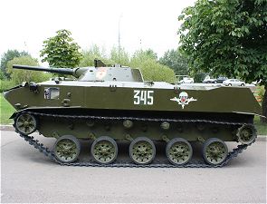 BMD-1 airborne infantry armoured fighting vehicle technical data sheet specifications information intelligence pictures photos images description identification Russian army Russia tracked military armoured vehicle