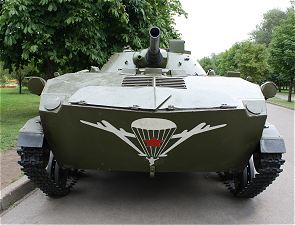 BMD-1 airborne infantry armoured fighting vehicle technical data sheet specifications information intelligence pictures photos images description identification Russian army Russia tracked military armoured vehicle