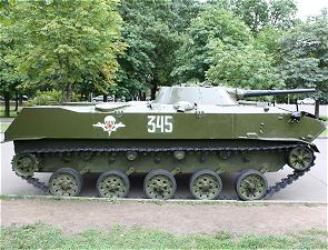 BMD-1 airborne infantry armoured fighting vehicle technical data sheet specifications information intelligence pictures photos images description identification Russian army Russia tracked military armoured vehicle