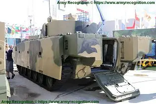 BMP 3M armoured infantry fighting combat vehicle Russian Army Russia defense industry military equipment left side view 002