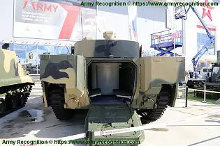 BMP 3M armoured infantry fighting combat vehicle Russian Army Russia defense industry military equipment rear view 002