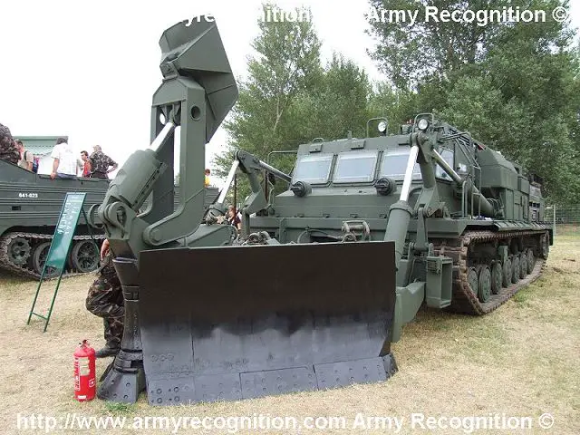 Russian-made tracked engineer armoured vehicle BAT-2.