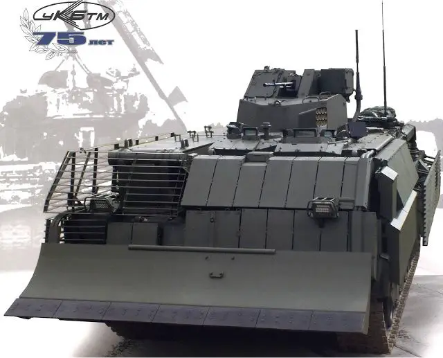 The Gur Khan attacks! blog releases the first picture of the T-16 BREM, the armoured recovery variant of Armata series of heavy armoured vehicle. Currently there is two variants based on Armata platform, the T-14 Main Battle Tank (MBT) and the T-15 Infantry Fighting Vehicle (IFV).