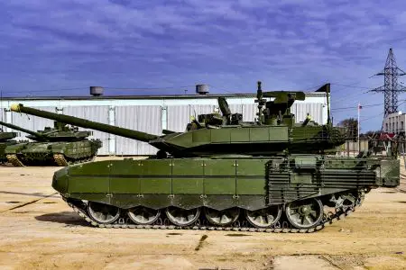 T 90M Model 2017 main battle tank Russia Russian army defense industry left side view 001