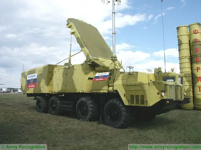 30N6E2 Tomb Stone Illumination guidance radar for S-300-PMU2 air defense missile system