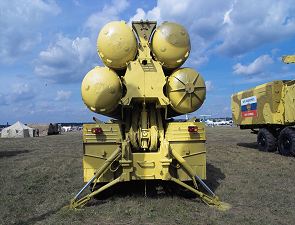5P85TE S-300 PMU2 S-300PMU2 launcher unit semi-trailer SA-20B Gargoyle B surface to air defense missile system technical data sheet information description pictures photos images intelligence identification Russian army Russia