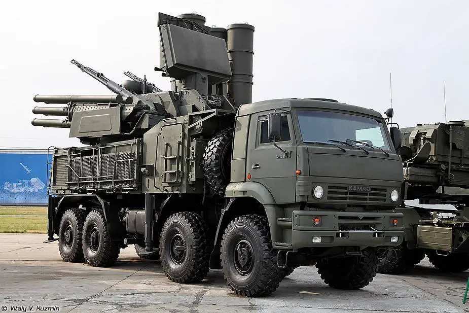 Pantsir S1 medium range air defense cannons missiles systems Russia 925 001