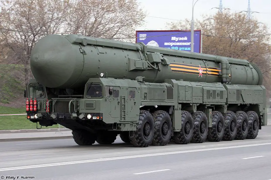 RS 24 Yars SS 29 ICBM Nuclear InterContinental Ballistic Missile Russia 925 001