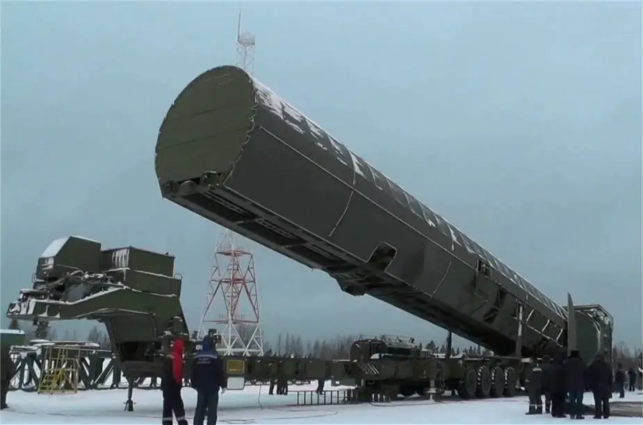 RS 28 Sarmat Satan II SS X 30 ICBM InterContinental Ballistic Missile Russia 925 002