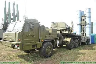 S 400 Triumph triumf 5P85TE2 SA 21 Growler surface to air SAM long range missile defense system Russia Russian amy leftt side view 002