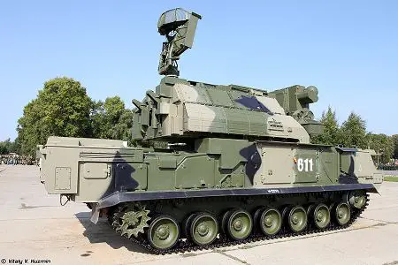 TOR M2 SA 15D short range surface to air defense misssile system Russia Russian army right side view 001
