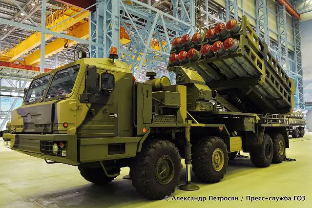 Russia has for the first time demonstrated the short-to-mid-range air defense platform 50R6A Hero ‘Vityaz,’ which will replace older variants of the S-300 system due to be scrapped soon. The army will begin testing the new hardware later this year. The new surface-to-air missile system is made by Russian weapons manufacturer Almaz-Antey. The company demonstrated the system at the Obukhov State Plant in St. Petersburg, home to its branch that manufactures the Vityaz launchers.