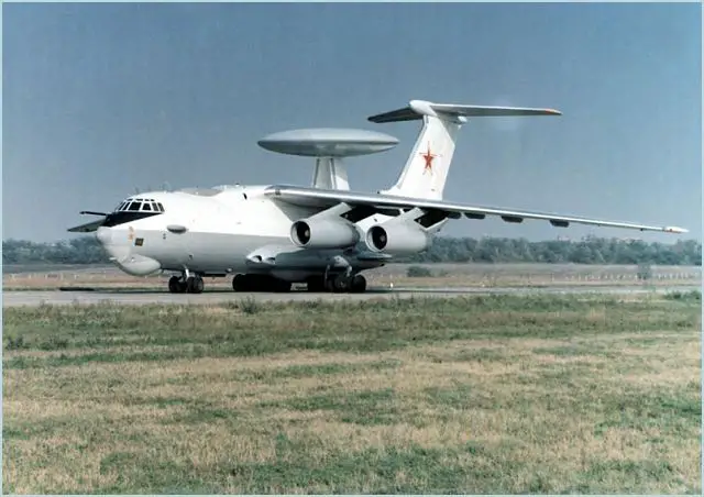 A-50 A-50U AWACS Beriev Mainstay technical data sheet specifications intelligence description information identification pictures photos images video Russia Russian Air Force defence industry technology airborne warning and control system aircraft