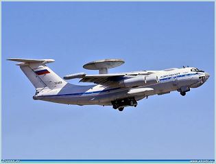 A-50 A-50U AWACS Beriev Mainstay technical data sheet specifications intelligence description information identification pictures photos images video Russia Russian Air Force defence industry technology airborne warning and control system aircraft