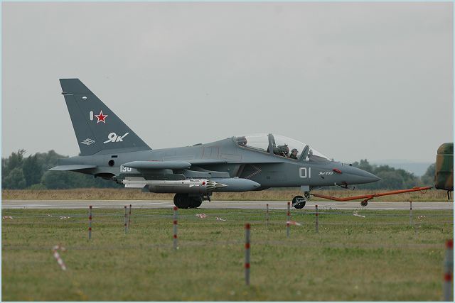 Yak-130 Yakovlev combat trainer aircraft technical data sheet specifications intelligence description information identification pictures photos images video Russia Russian Air Force aviation air defence industry