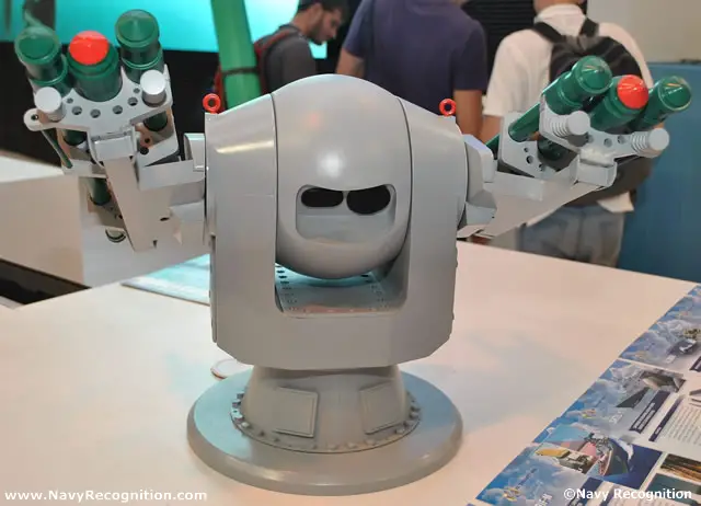 GHIBKA 3M-47 Turret Mount is intended for guidance and remote automated launching of IGLA type missiles to provide protection of surface ships with displacement of 200 tons and over against attacks of anti-ship missiles, aircraft and helicopters in close-in area.