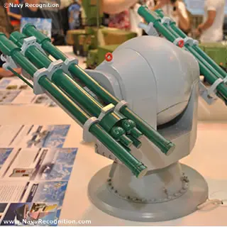 GHIBKA 3M-47 Turret Mount is intended for guidance and remote automated launching of IGLA type missiles to provide protection of surface ships with displacement of 200 tons and over against attacks of anti-ship missiles, aircraft and helicopters in close-in area.